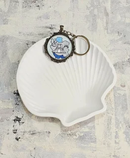 جاکلیدی میناکاری شده(نقشه ایران با برج آزادی)