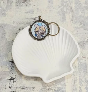 جاکلیدی میناکاری شده(نقشه ایران بانماد فروهر)