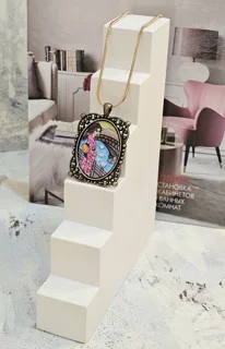 گردن آویزمیناکاری(طرح دختر ژاپنی)