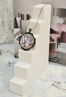 گردن آویزمیناکاری شده(طرح خداحافظی در قطار)