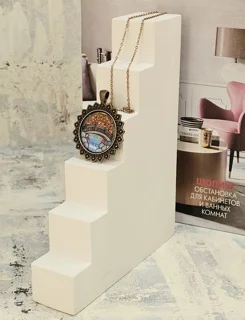 گردن آویزمیناکاری(طرح پائیز با آبشار زیر پل)